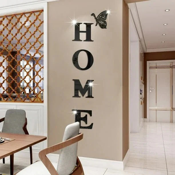 Home Sign Acrylic Mirror