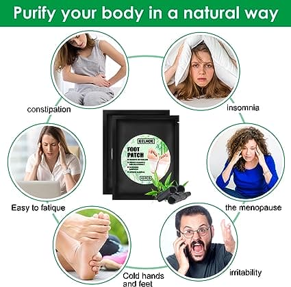 10 Pcs Foot Detox Patch, Detoxification Foot Sticker,